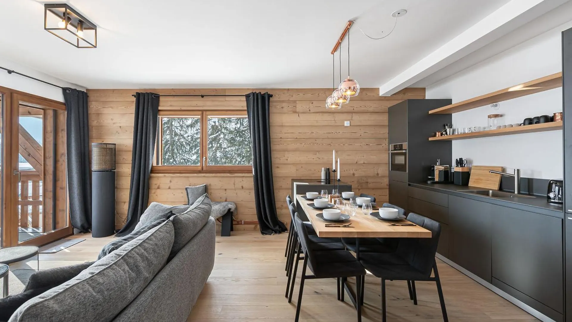 Neuf 3P Avec Parking Et Services Inclus A Megeve - Fr-1-569-70 Apartment